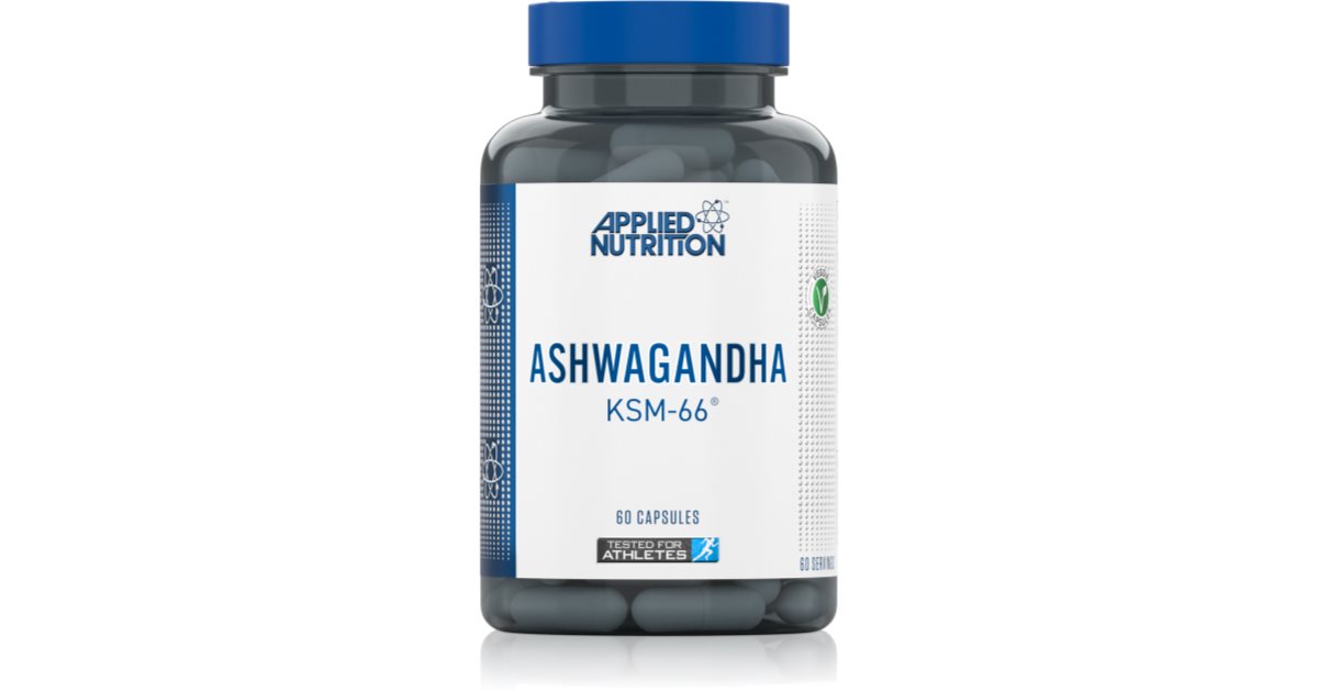 Applied Nutrition Ashwagandha KSM66 Kapseln für das psychische