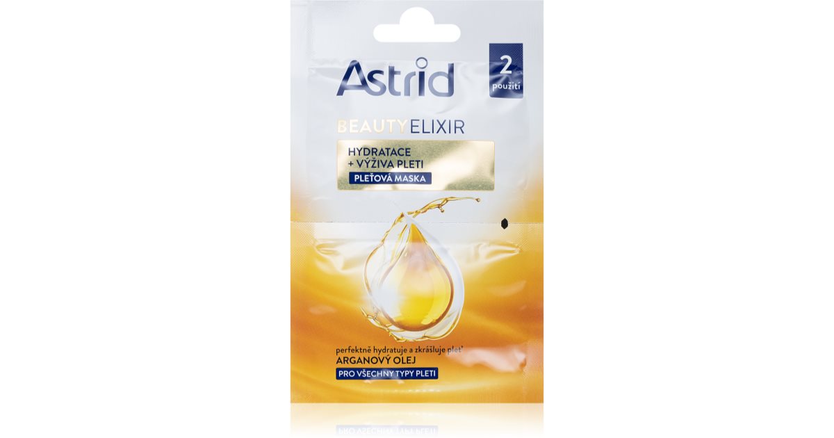 Astrid Beauty Elixir Moisturising Nourishing Mask With Argan Oil