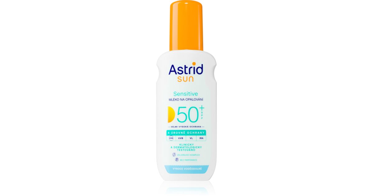 Astrid Sun Sensitive Leche Solar En Spray Spf Notino Es