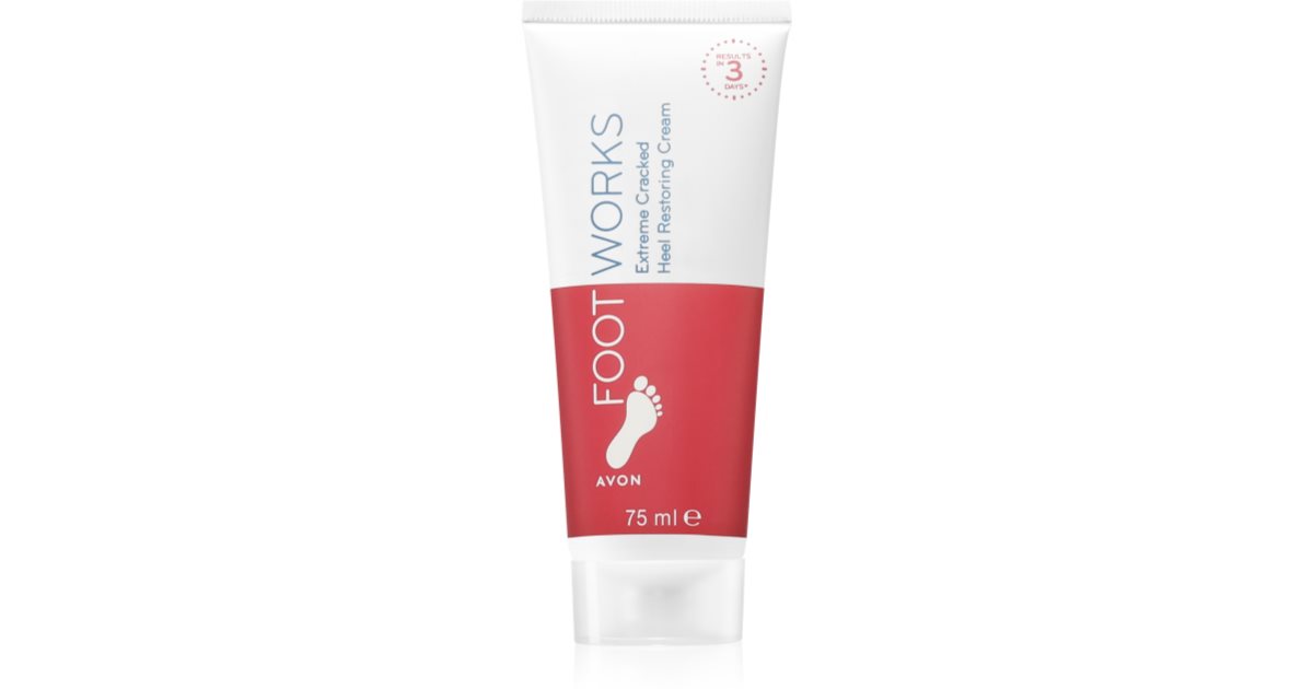 Avon Foot Works Extreme Cracked Restoring Cream For Cracked Feet