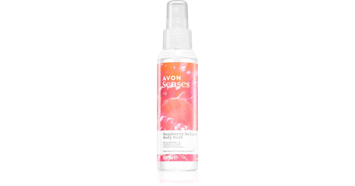 Avon Senses Raspberry Delight Refreshing Body Spray Notino Co Uk