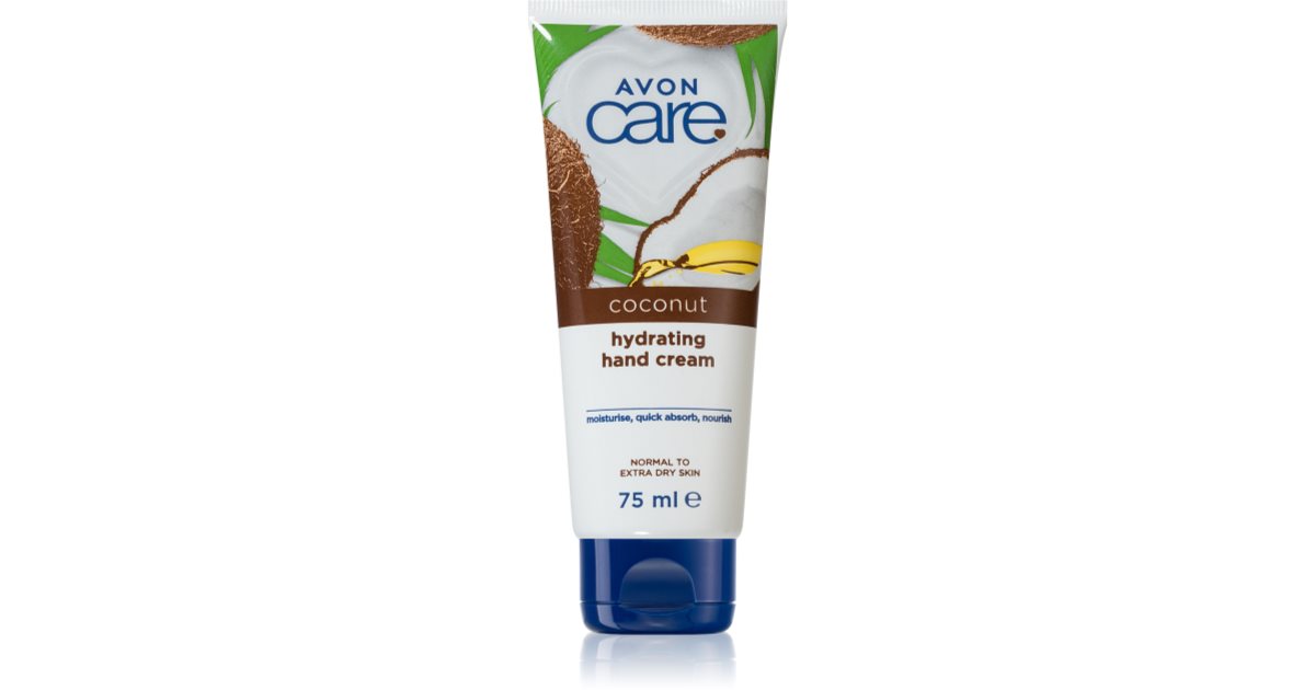 Avon Care Coconut feuchtigkeitsspendende Creme für Hände und