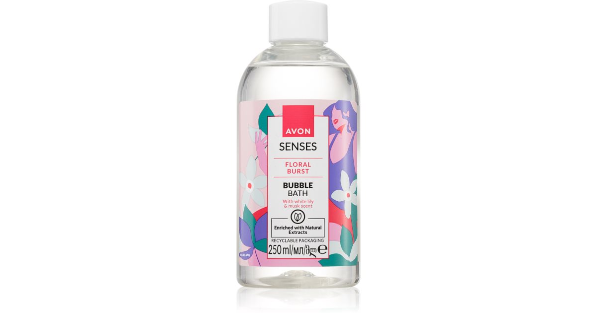 Avon Senses Floral Burst пяна за вана notino bg