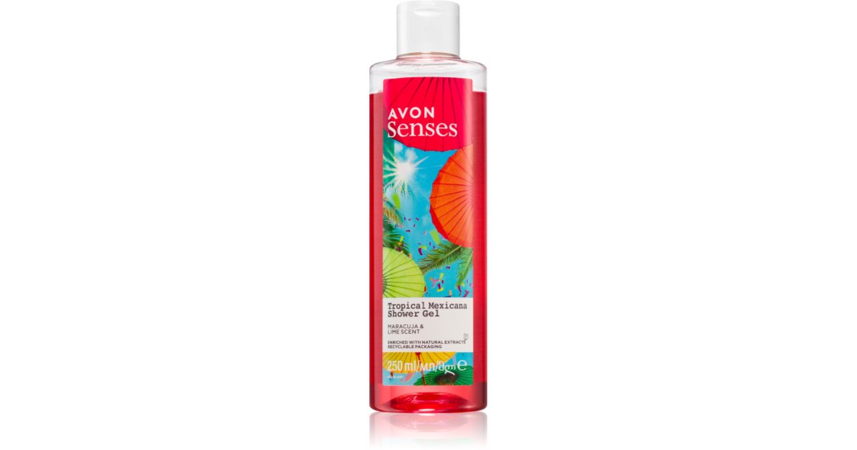 Avon Senses Tropical Mexicana Refreshing Shower Gel Notino Ie