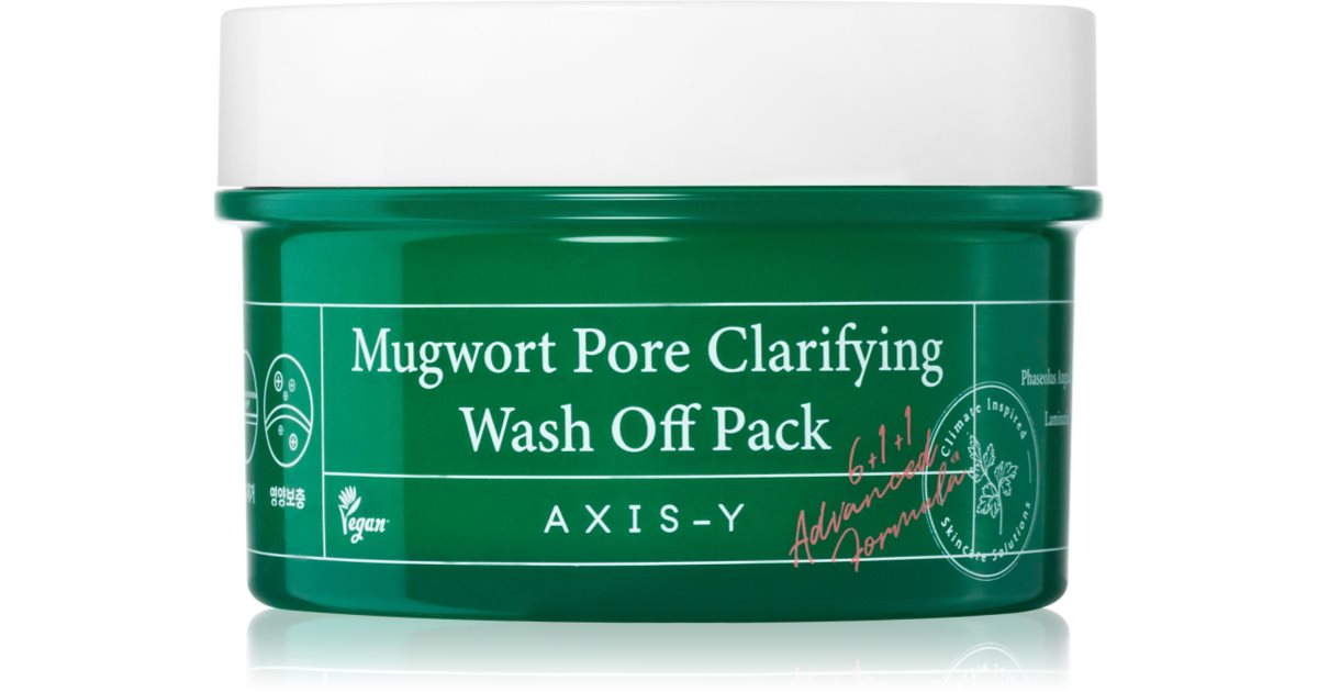 AXIS Y 6 1 1 Advanced Formula Mugwort Pore Clarifying Wash Off Pack