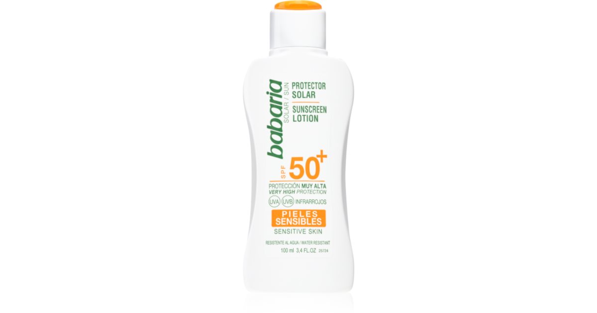 Babaria Sun Sensitive Latte Abbronzante Per Pelli Sensibili SPF 50