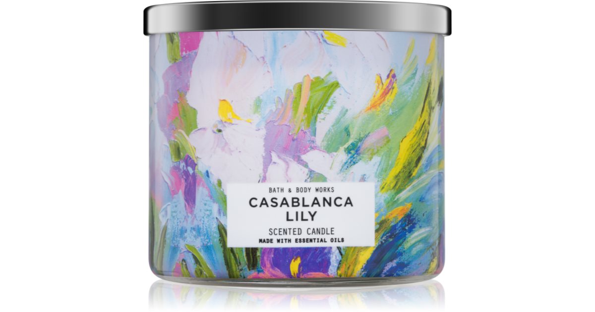 Bath Body Works Casablanca Lily Bougie Parfum E Notino Be