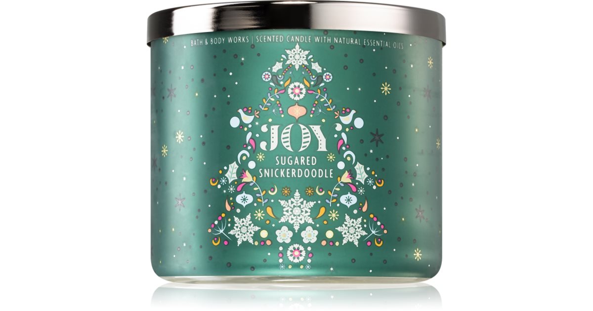 Bath Body Works Sugared Snickerdoodle Candela Profumata Con Oli