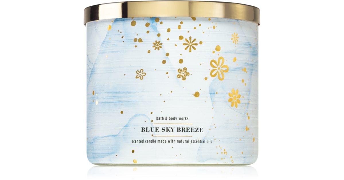 Bath Body Works Blue Sky Breeze Scented Candle Notino Co Uk