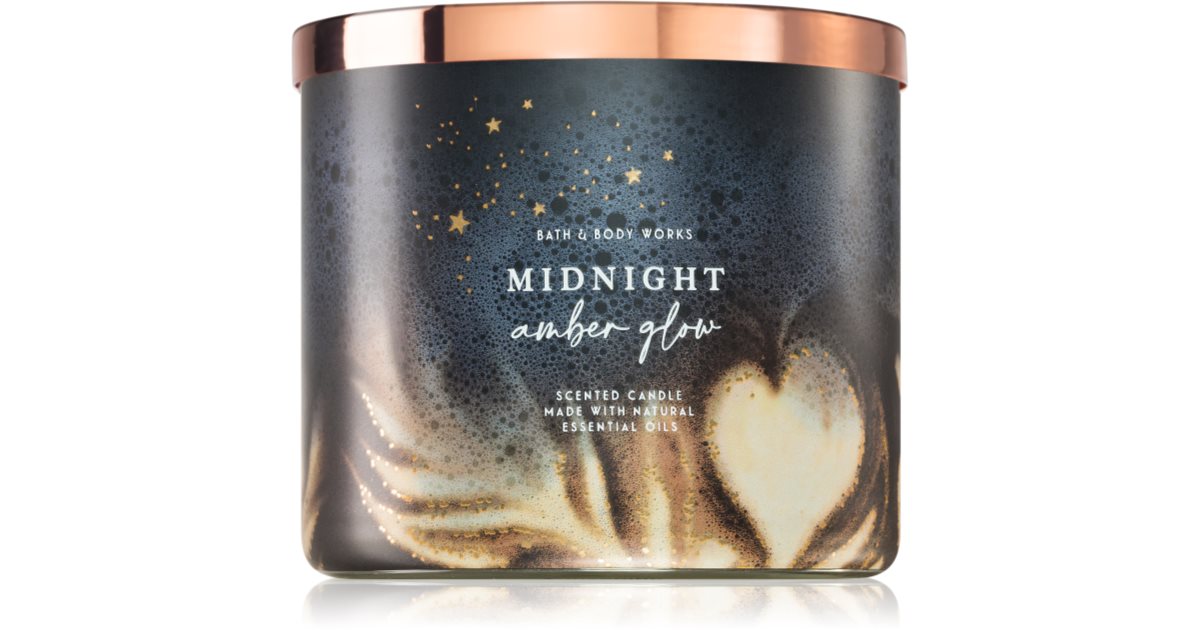 Bath Body Works Midnight Amber Glow Scented Candle I Notino Ie