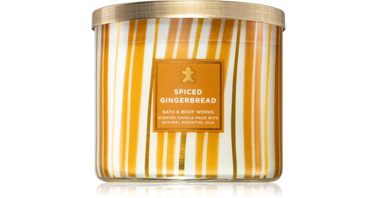 Bath Body Works Spiced Gingerbread Scented Candle I Notino Ie