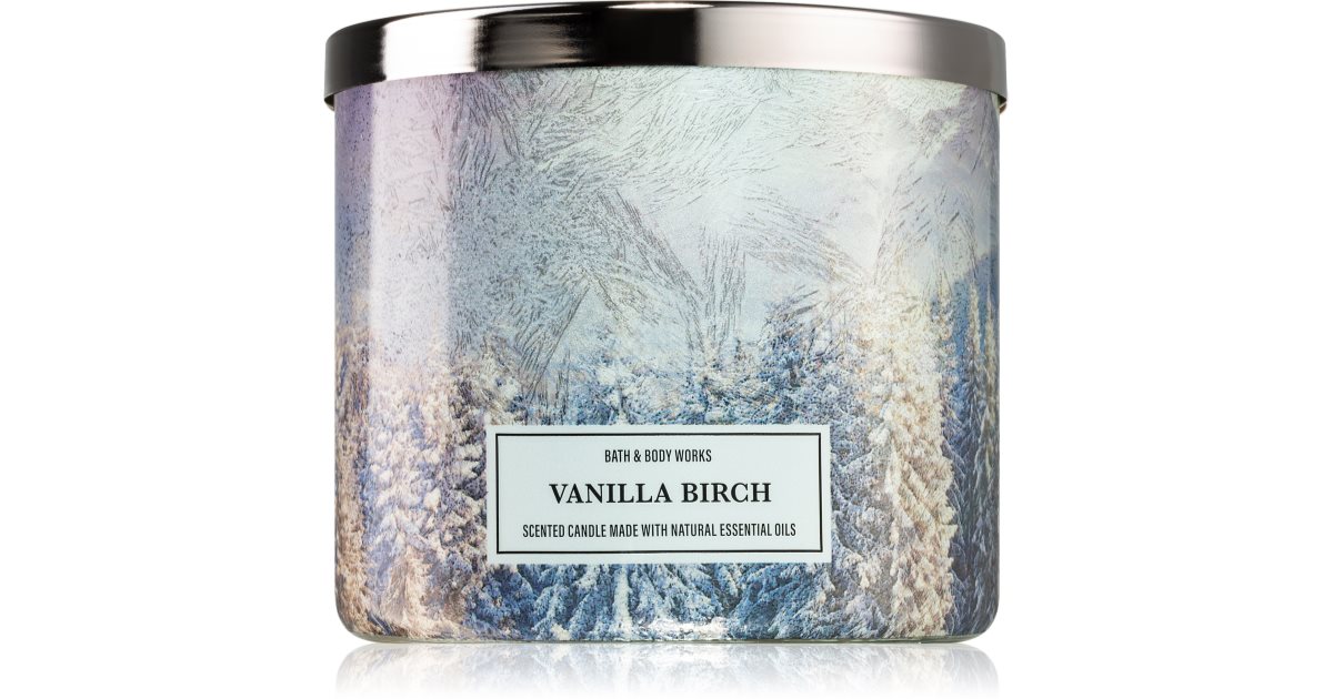 Bath Body Works Vanilla Birch Scented Candle IV Notino Co Uk