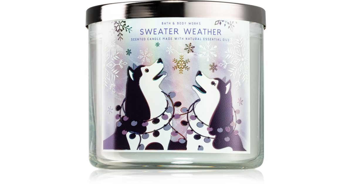 Bath Body Works Sweater Weather Candela Profumata V Notino It