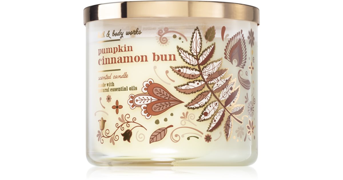 Bath Body Works Pumpkin Cinnamon Bun Geurkaars Notino Nl