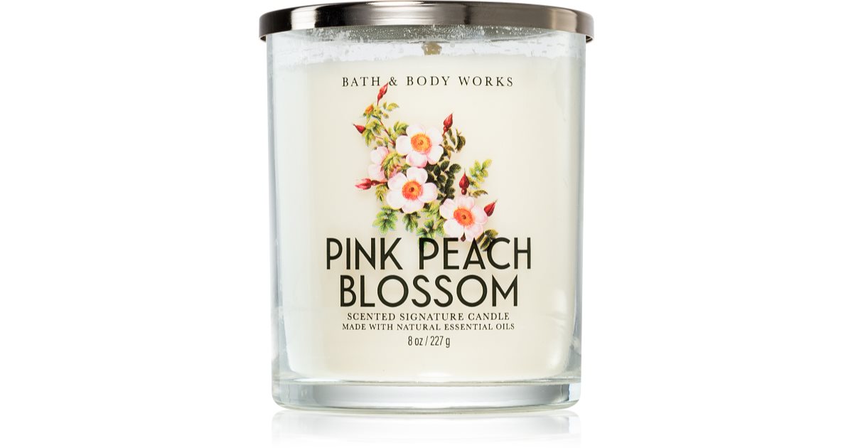 Bath Body Works Pink Peach Blossom Doftljus Notino Se