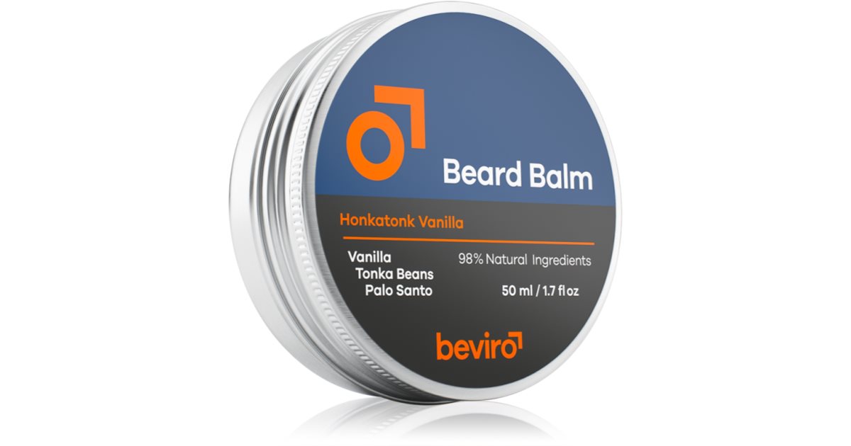 Beviro Honkatonk Vanilla Beard Balm baume à barbe notino fr