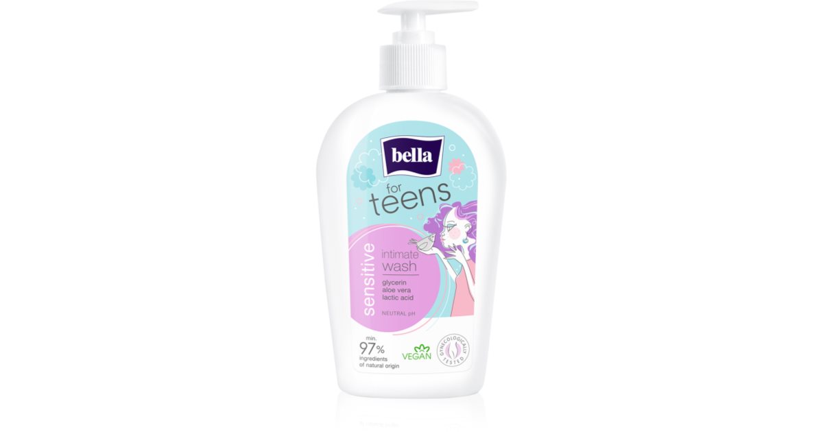 BELLA For Teens Sensitive gel pro intimní hygienu pro dívky recenze