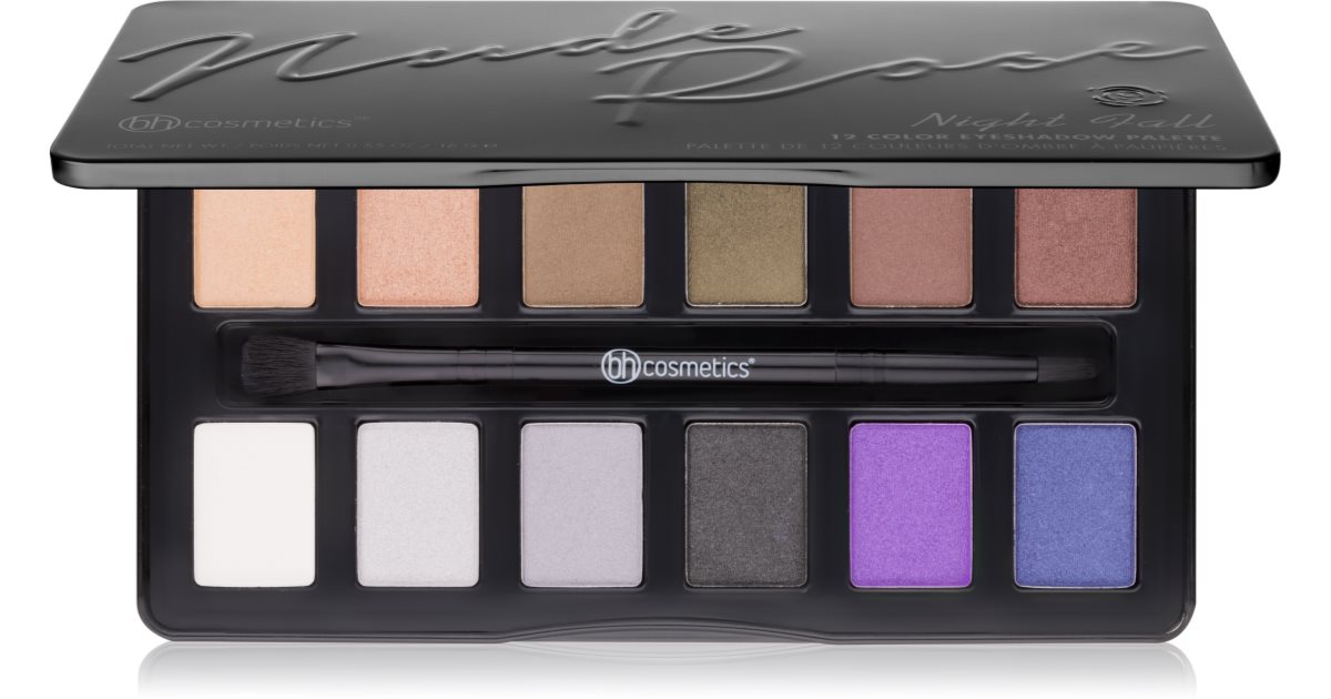 BH Cosmetics Nude Rose Night Fall Lidschatten Palette NOTINO