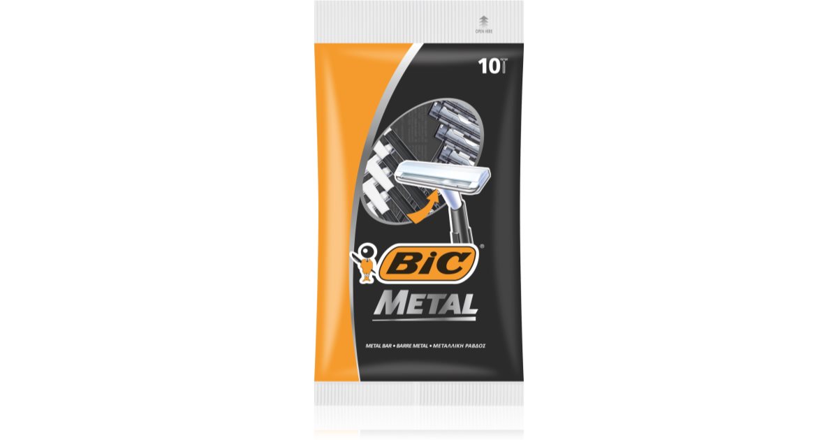 BIC Metal Maquinillas De Afeitar Desechables Para Hombre Notino Es