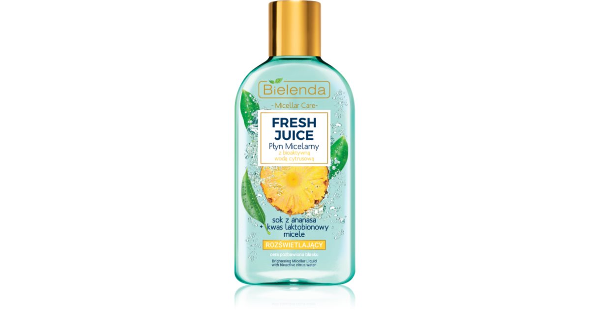 Bielenda Fresh Juice Pineapple Micellar Water With A Brightening Effect