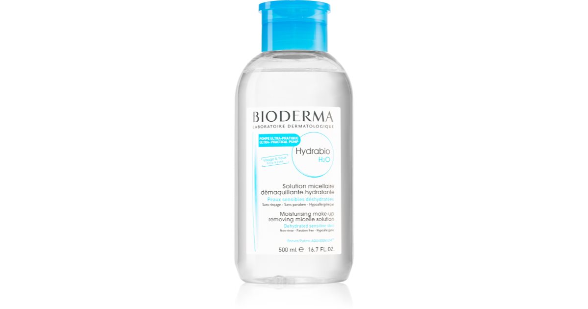 Bioderma Hydrabio H2O Eau Micellaire Nettoyante Avec Pompe Doseuse