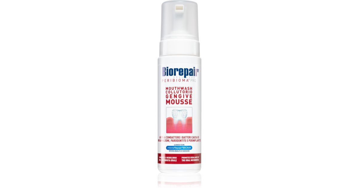 Biorepair Peribioma Mousse Mouthwash Bain De Bouche Notino Fr