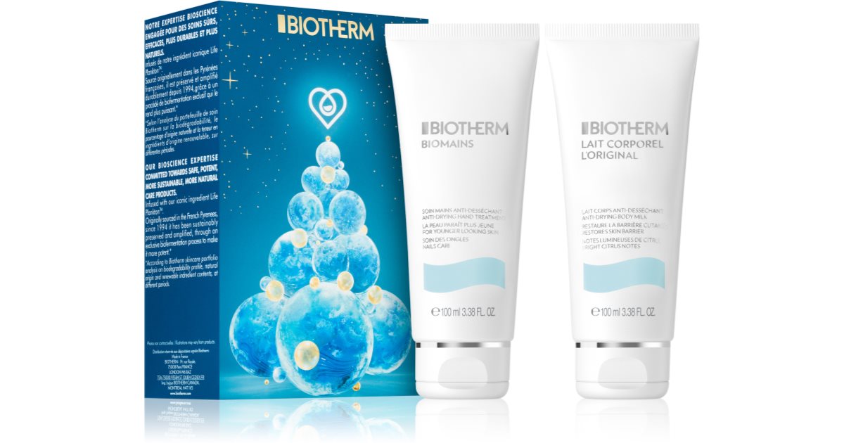 Biotherm Lait Corporel Loriginal Geschenkset F R Damen