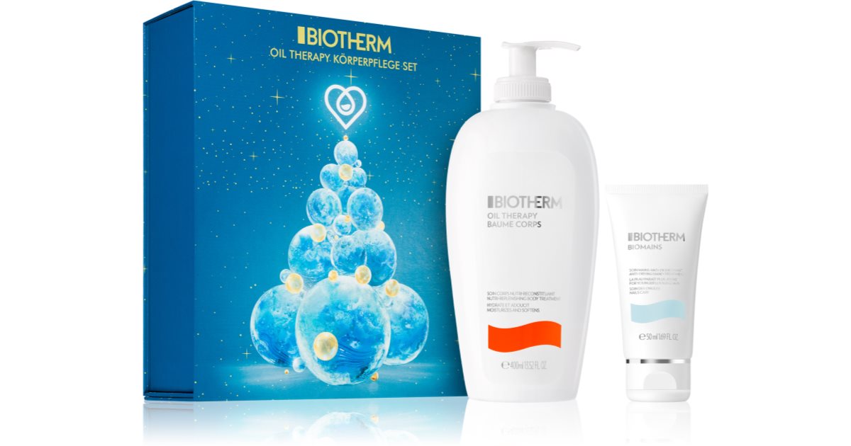 Biotherm Oil Therapy Baume Corps Coffret Cadeau Pour Femme Notino Be