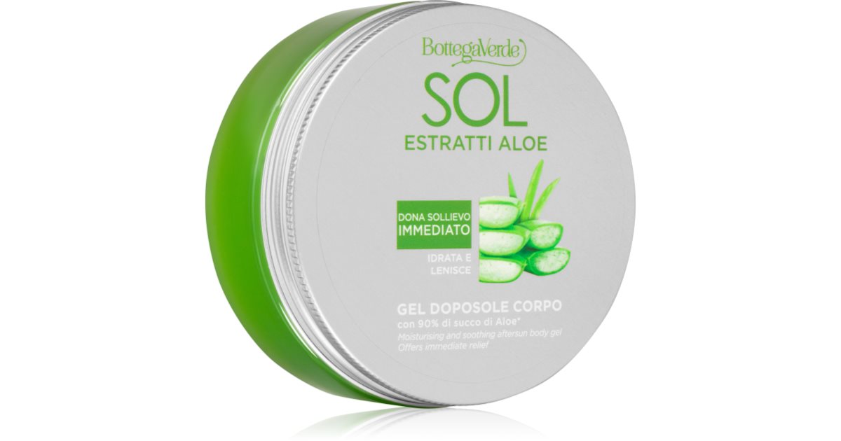 Bottega Verde Sol Aloe gel hydratant corps après soleil notino be