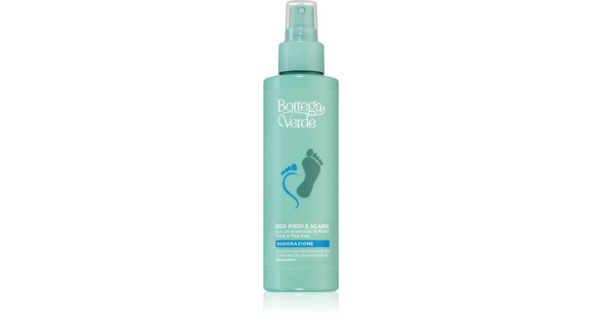 Bottega Verde Foot Care Desodorante En Spray Para Pies Y Zapatos