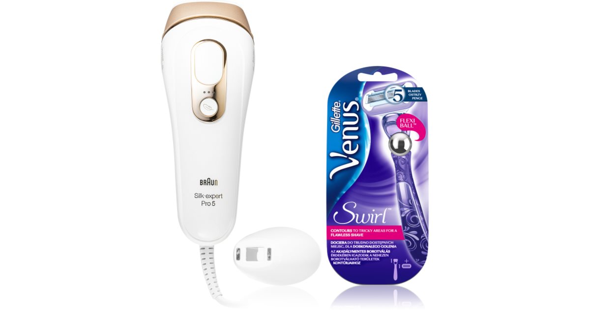 Braun Silk Expert Pro 5 PL5117 épilateur IPL corps visage bikini et