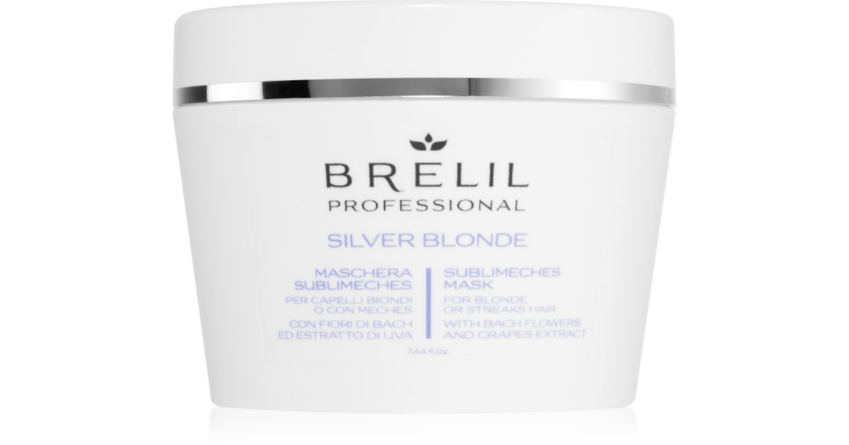 Brelil Professional Silver Blonde Sublimeches Mask M Scara Hidratante