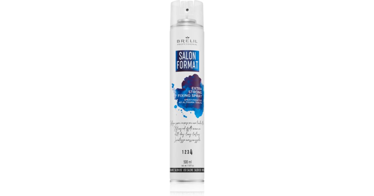 Brelil Professional Salon Format Strong Fixing Spray Laca De Pelo Con