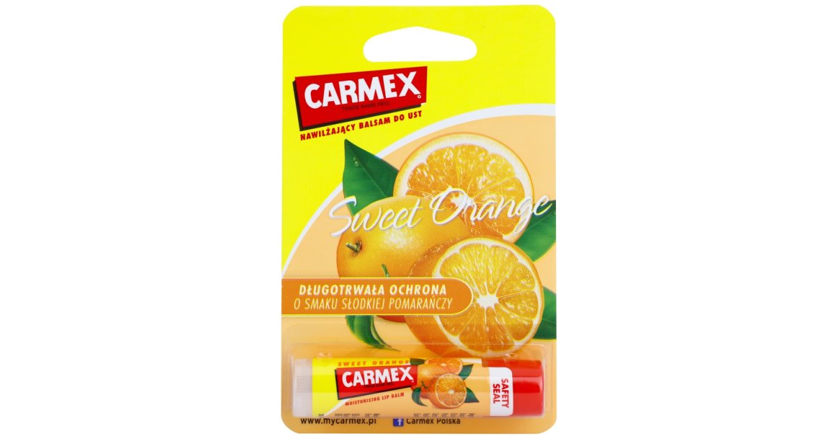 Carmex Sweet Orange B Lsamo Hidratante Para L Bios Em Stick Notino Pt