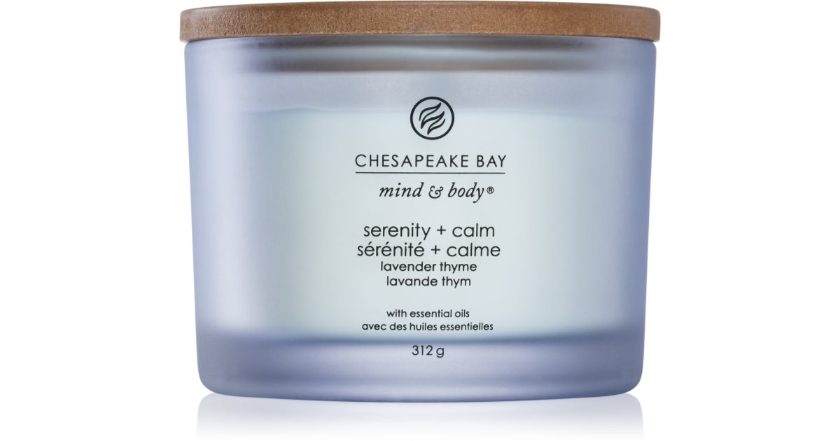 Chesapeake Bay Candle Mind Body Serenity Calm bougie parfumée I