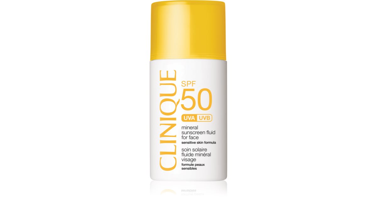 Clinique Sun SPF 50 Mineral Sunscreen Fluid For Face Fluide Solaire