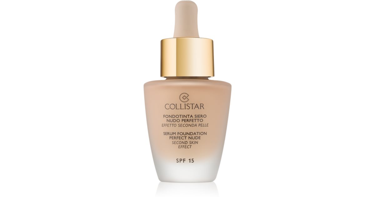 Collistar Serum Foundation Perfect Nude подсвечивающая омолаживающая