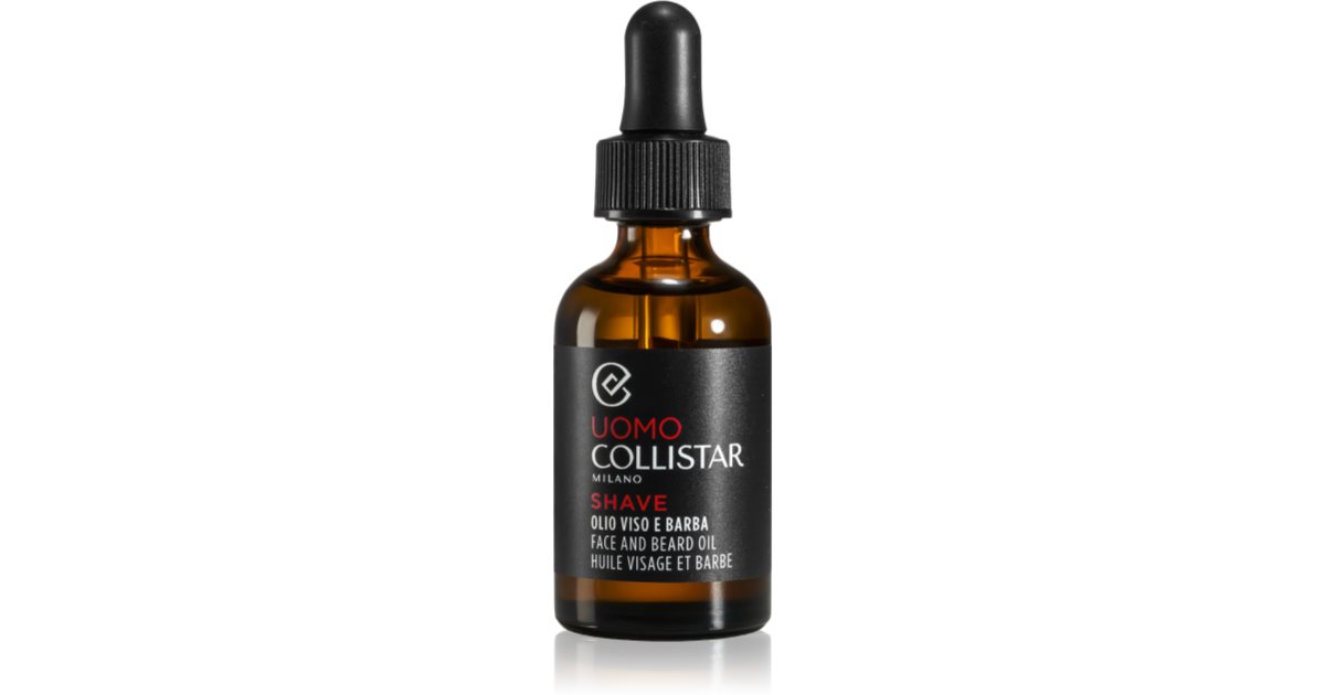 Collistar Man Face And Beard Oil Maitinamasis Aliejus Veidui Ir Barzdai