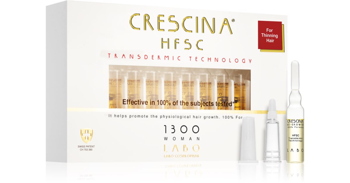 Crescina Transdermic 1300 Re Growth Hair Growth Treatment For Women