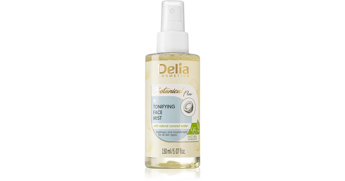 Delia Cosmetics Botanical Flow Coconut Water Brume Tonifiante Visage