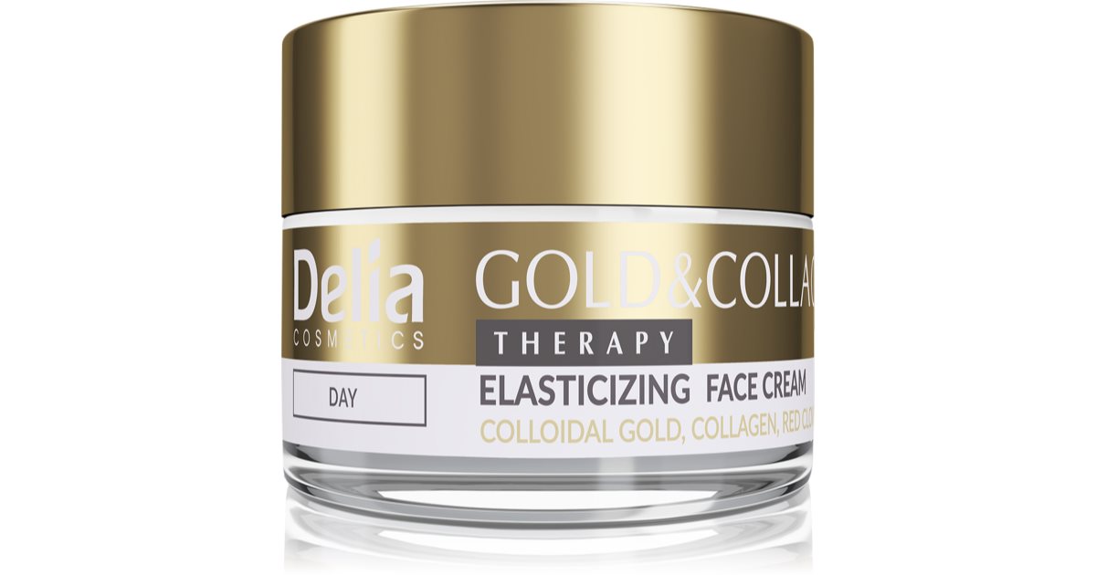 Delia Cosmetics Gold Collagen Therapy Creme De Dia Que Aumenta A