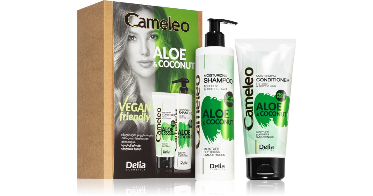 Delia Cosmetics Cameleo Aloe Coconut подаръчен комплект за суха коса