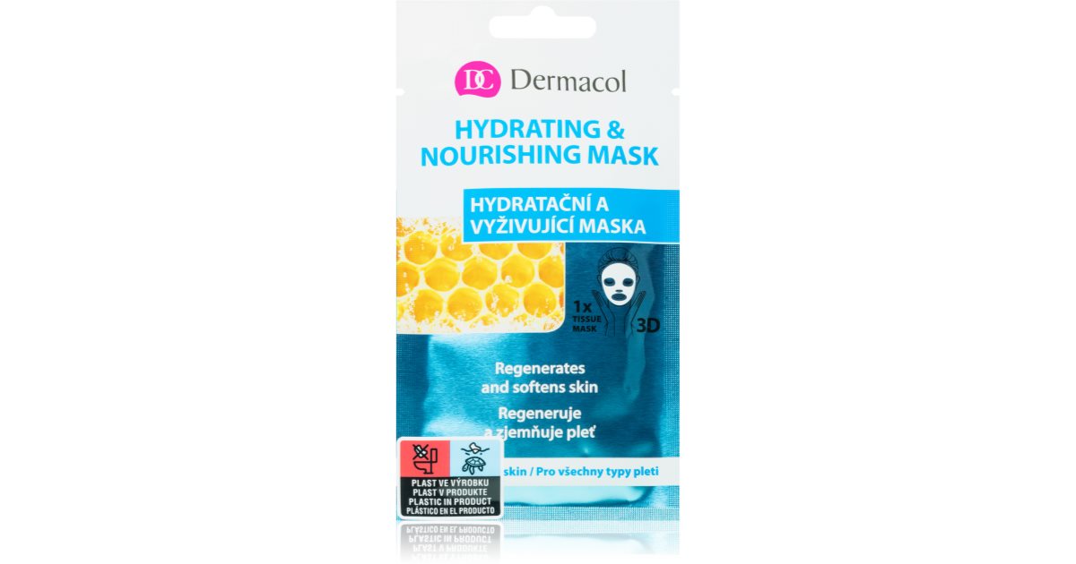 Dermacol Hydrating Nourishing Mask Textile D Feuchtigkeit Spendende