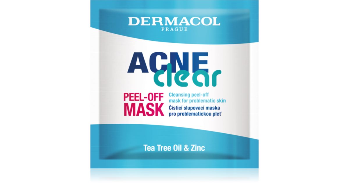 Dermacol Acne Clear Masque Peel Off Purifiant Pour Peaux Probl Mes