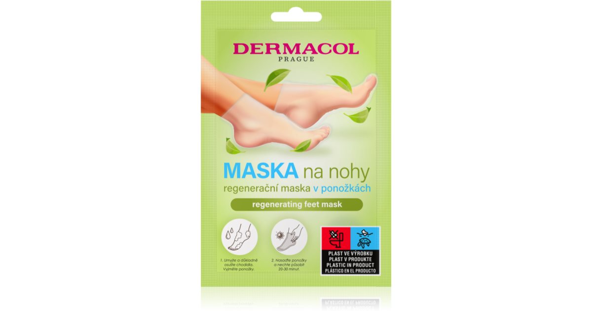 Dermacol Feet Mask Chaussettes Hydratantes Effet R G N Rant Notino Be