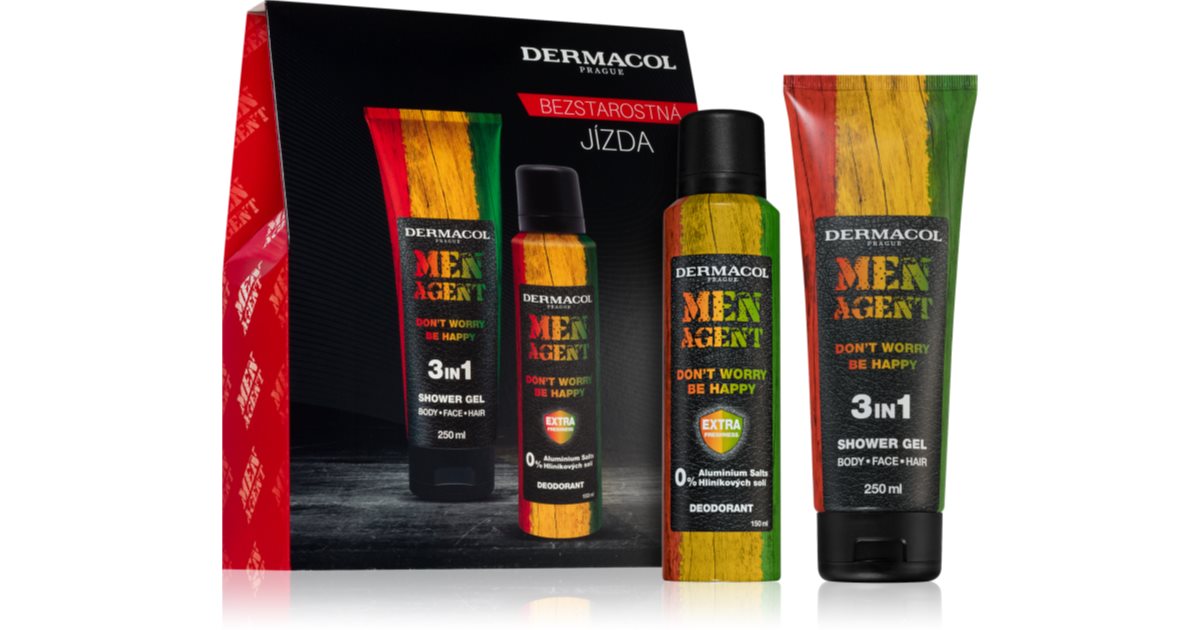 Dermacol Men Agent Dont Worry Be Happy Gift Set Voor Het Lichaam