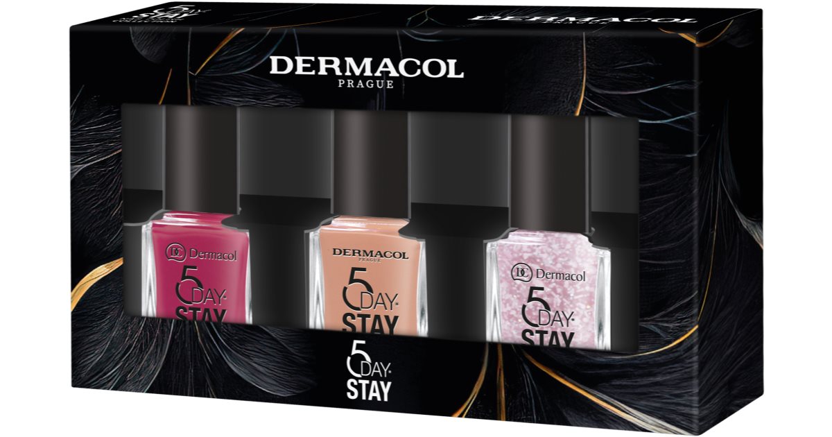 Dermacol Day Stay Nail Polish Set Daylight Notino Co Uk