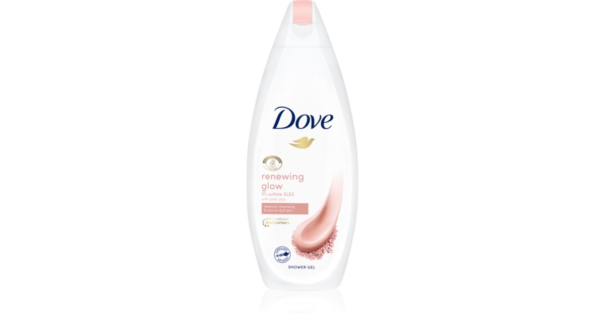 Dove Renewing Glow Pink Clay Nourishing Shower Gel Notino Ie