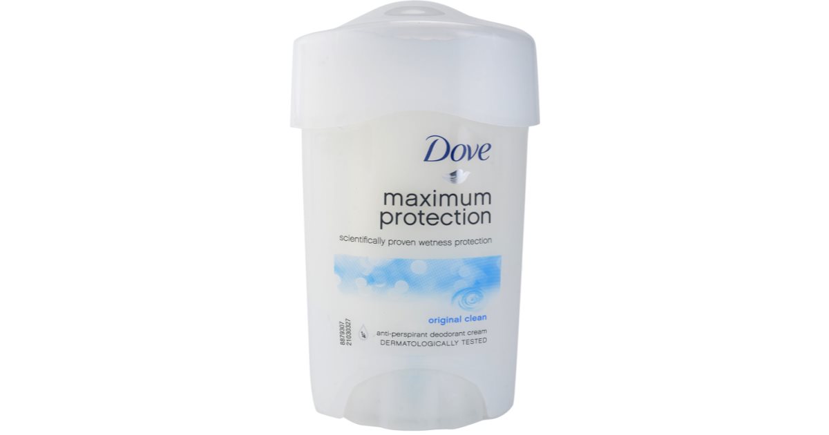 Dove Original Maximum Protection anti transpirant crème notino fr