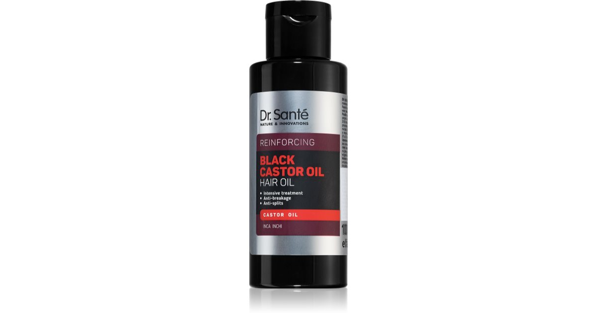 Dr Santé Black Castor Oil regeneračný olej na vlasy notino sk